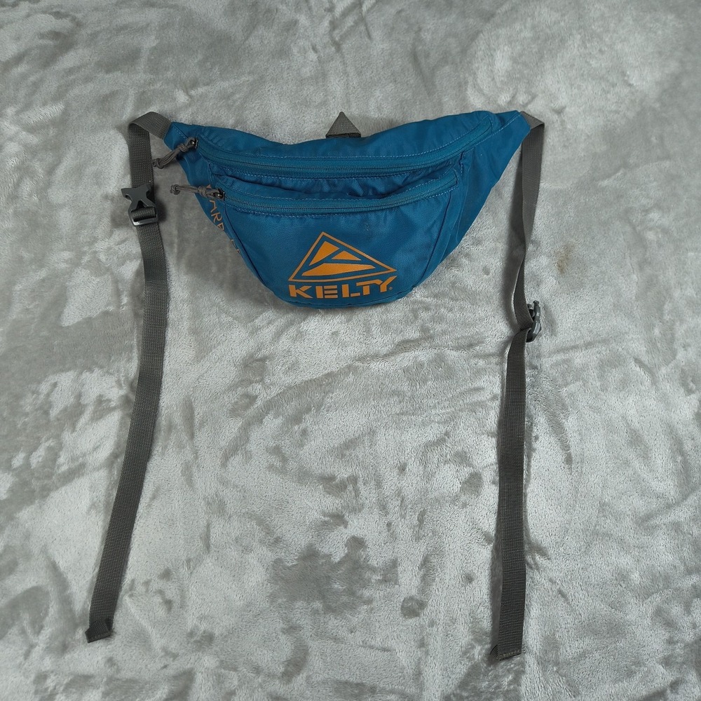 Kelty Warbler Waist Pack Green Orange Hiking Camping Fanny Lumbar Outdoor